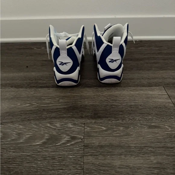 Reebok Classic Blue and White Sneakers
